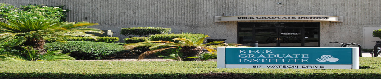 Keck Graduate Institute banner